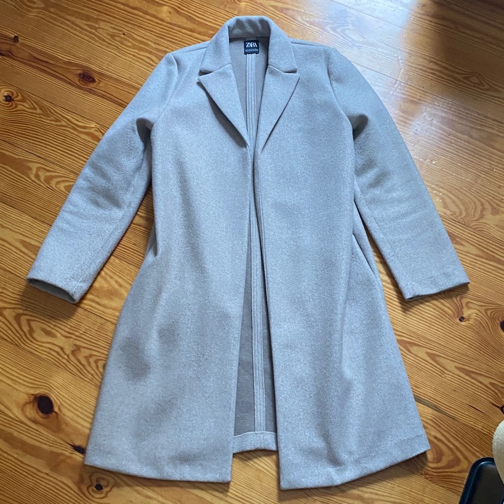 Zara Beige Women's Trench Coat